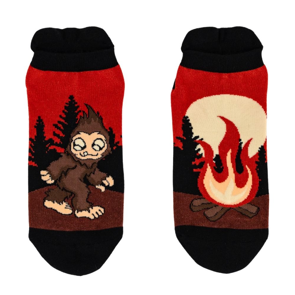 Footclothes - Cute Bigfoot Ankle Split L/R Design Enkelsokken - Multicolours